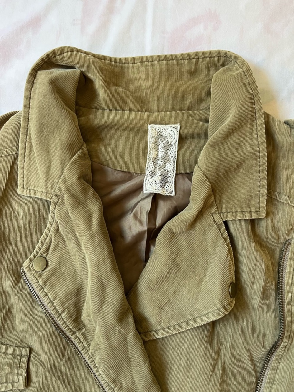 Sadie & Sage Olive Green Utility Jacket - Picture 3 of 5